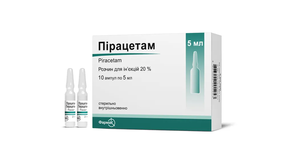 Piracetam solución para inyección