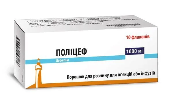 Полицеф порошок для раствора для инъекций или инфузий