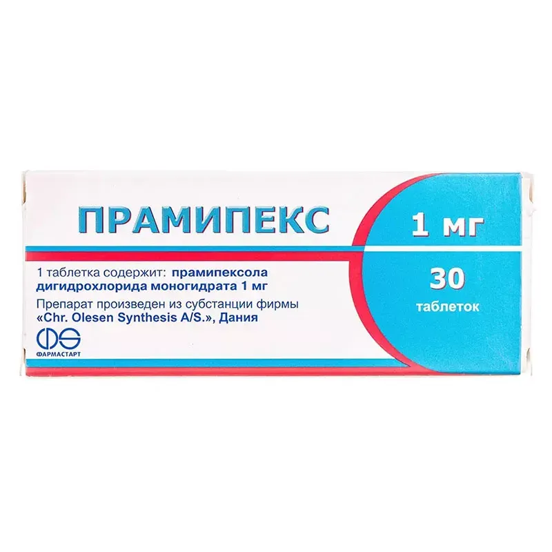 Pramipex comprimidos