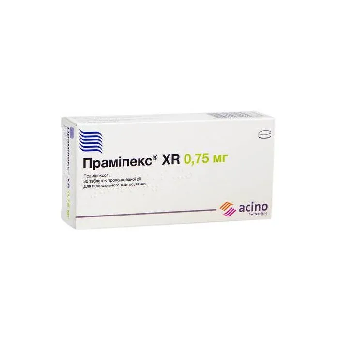 Прамипекс® xr таблетки, пролонгированного действия