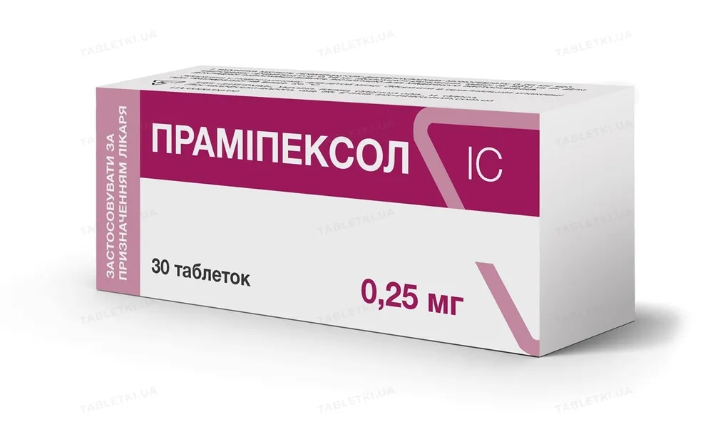 Прамипексол ic таблетки