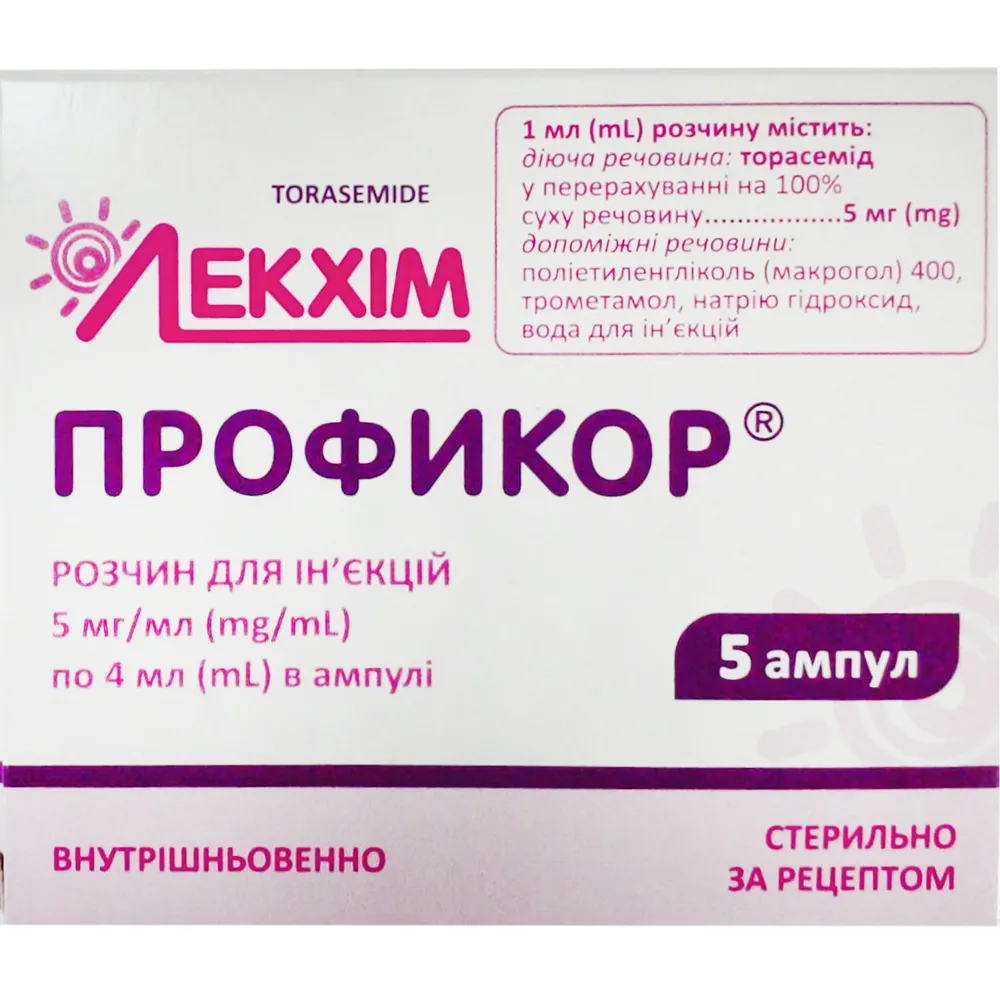 Proficor® solución para inyección