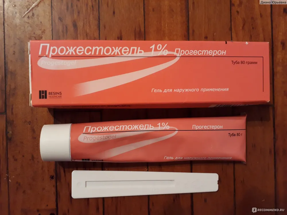Progesterona gel