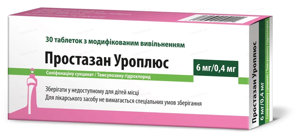 Prostazan uroplus tablets, modified release