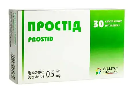 Prostid capsules, soft gelatin