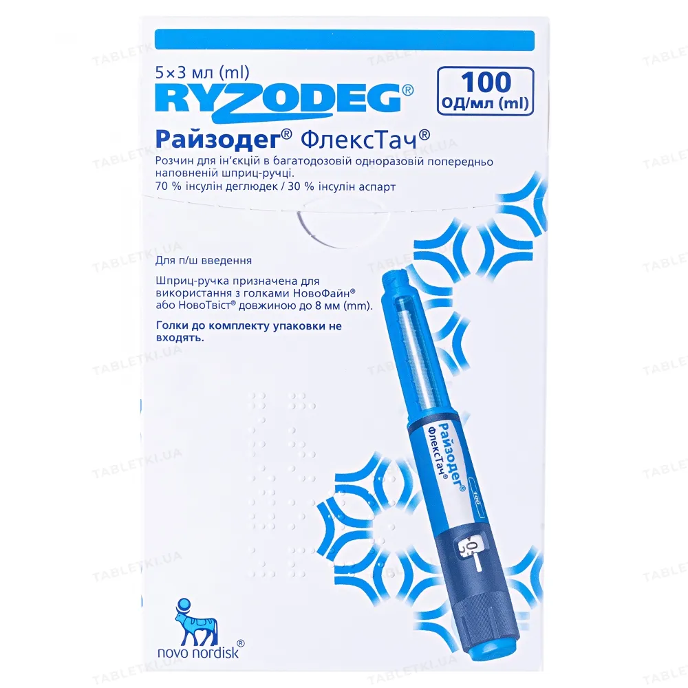 Райзодег® флекстач® раствор для инъекций