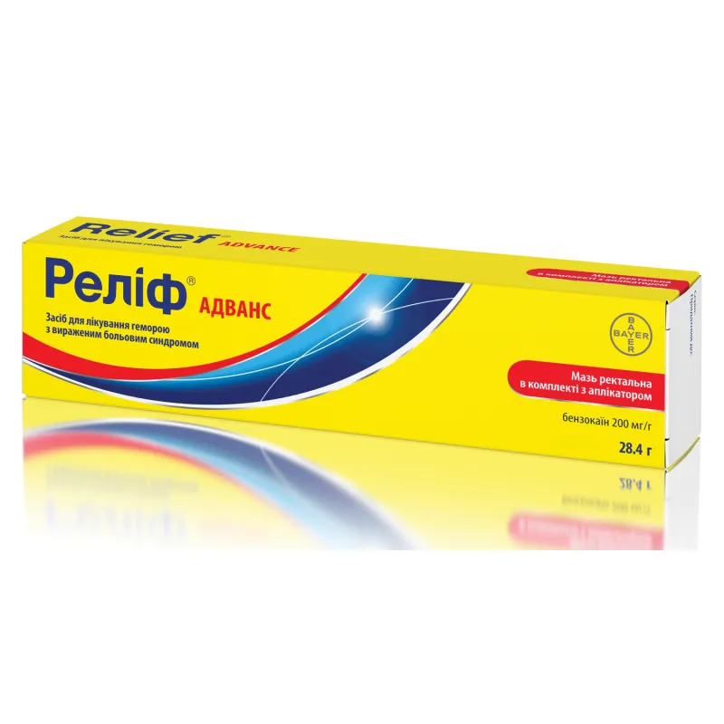 Relief Advance unguento, rettale