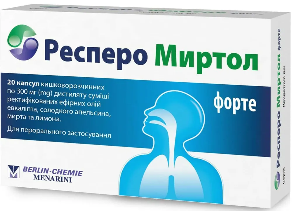 Respero Myrtol forte capsule, gastroresistenti