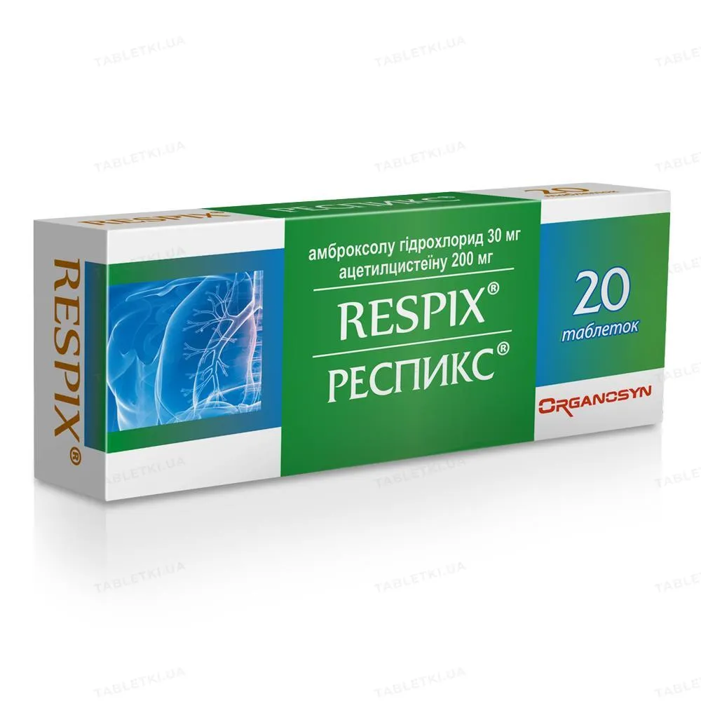 Respix® comprimidos, recubiertos con película