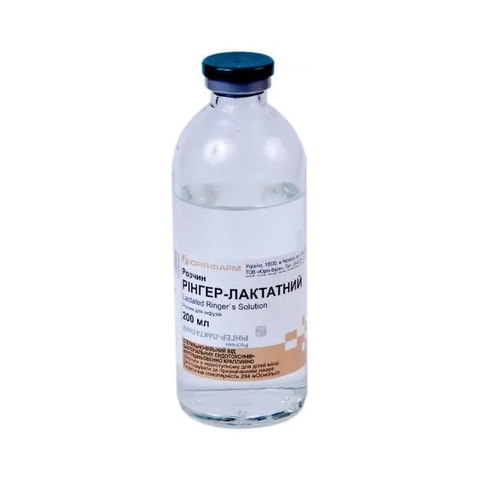 Ringer lactate solution solution for infusion