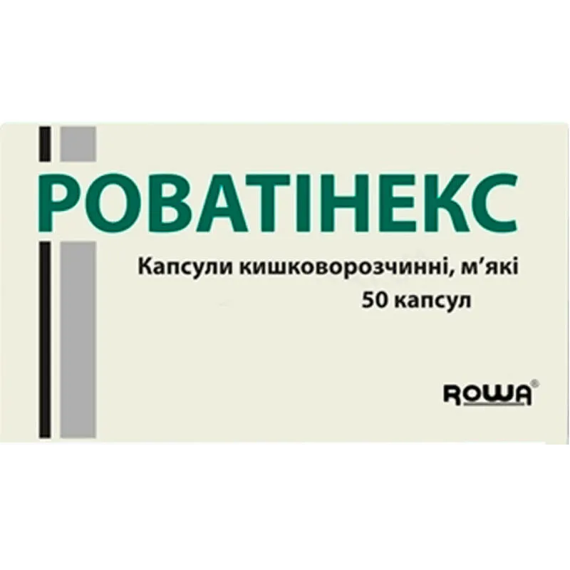 Rovatynex capsules, soft enteric-coated