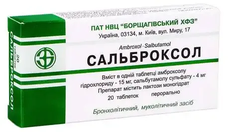Salbutamol comprimidos