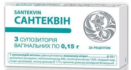 Santequin® supositorios, vaginales