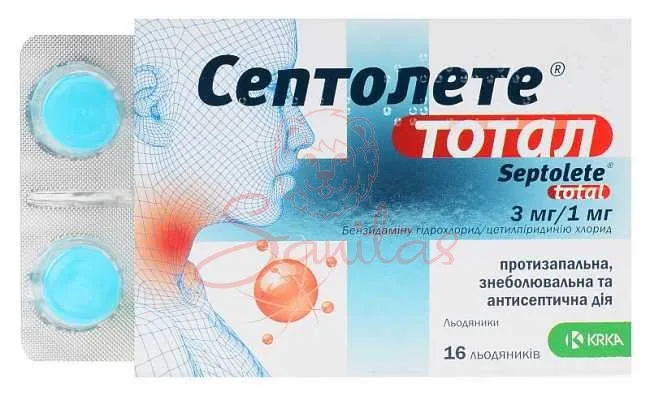 Septolète® Total Limón y Sauco comprimidos, recubiertos con película