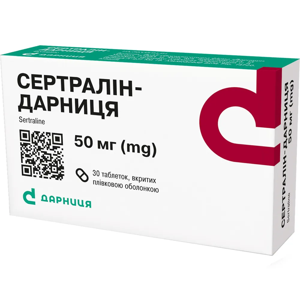 Sertalina-Darnitsa comprimidos, recubiertos con película