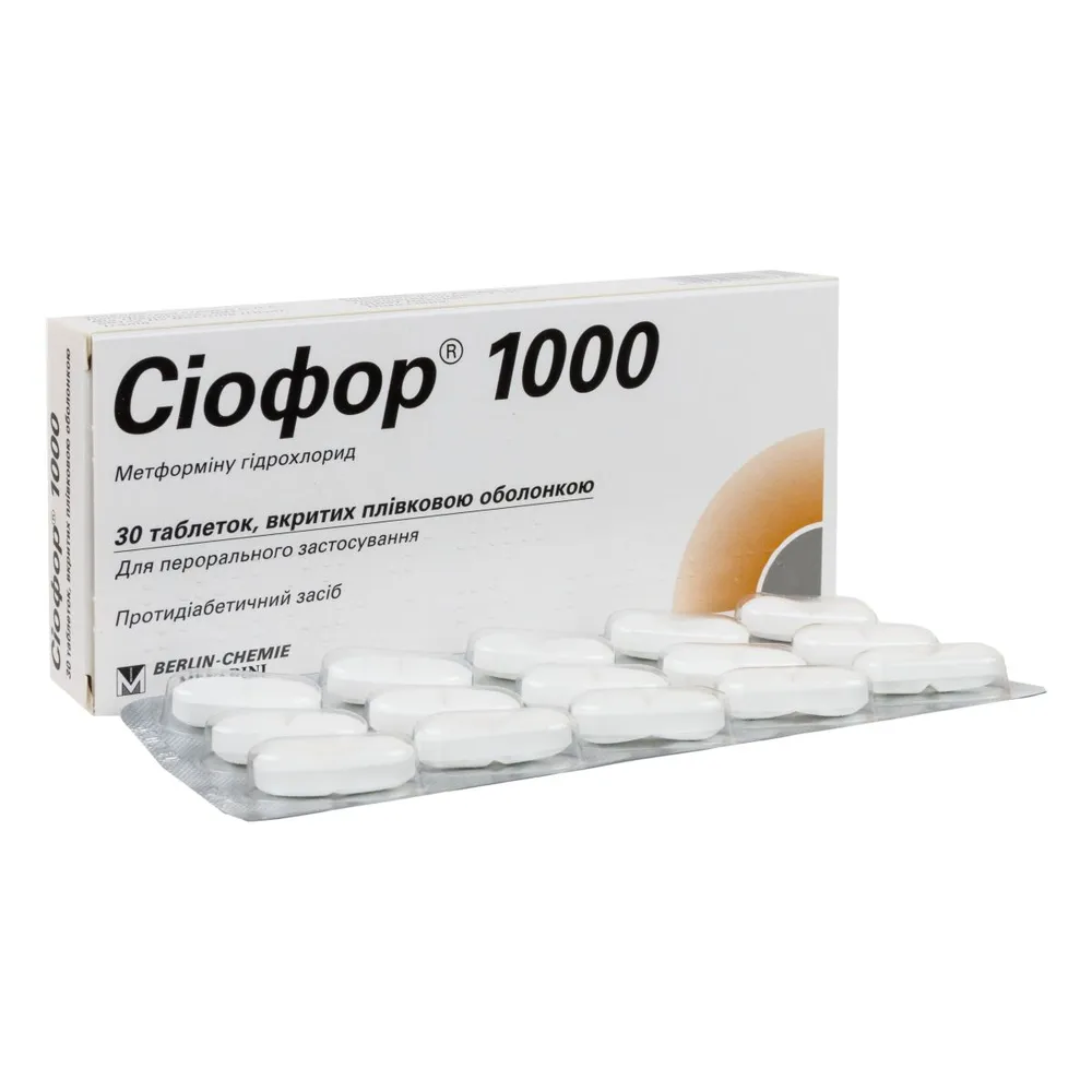 Siophor® 1000 tablets, film-coated