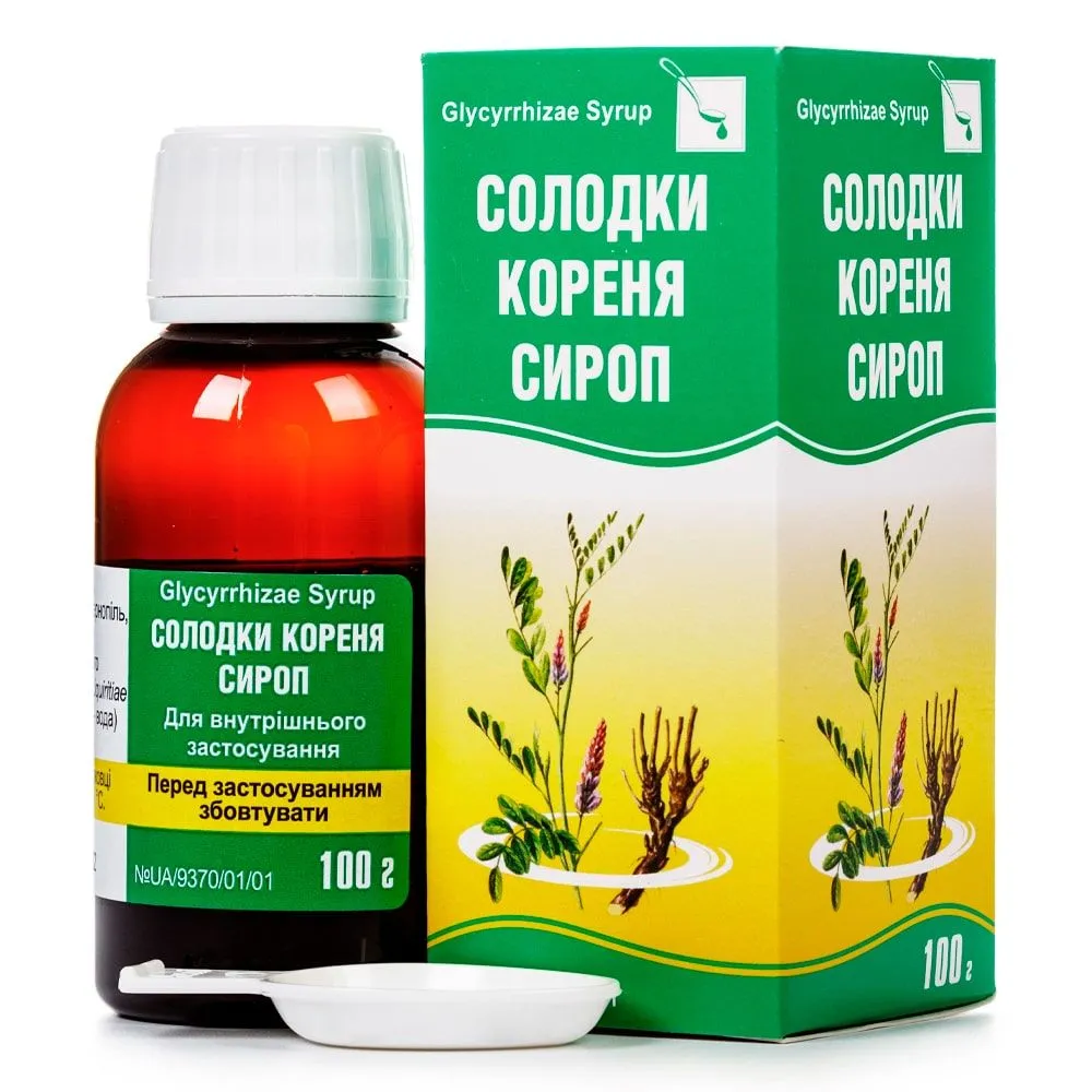 Солодки корня сироп сироп