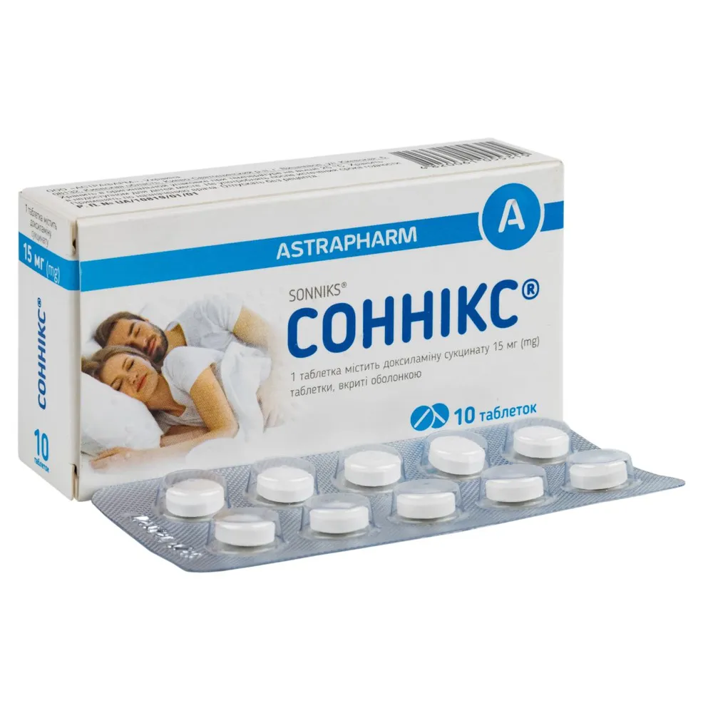 Сонникс® таблетки, покрытые оболочкой