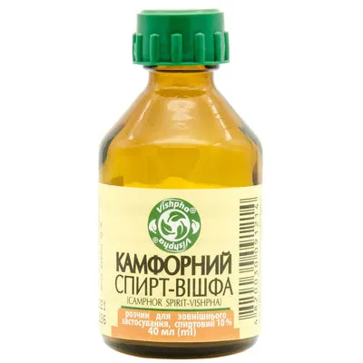 Спирт камфорный раствор, наружный