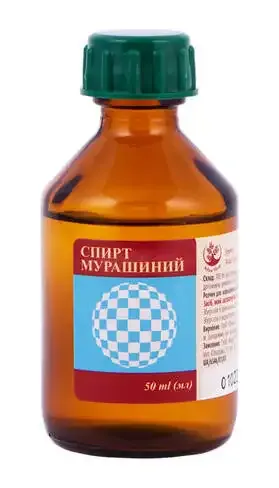 Ácido fórmico раствор, наружный, спиртовой