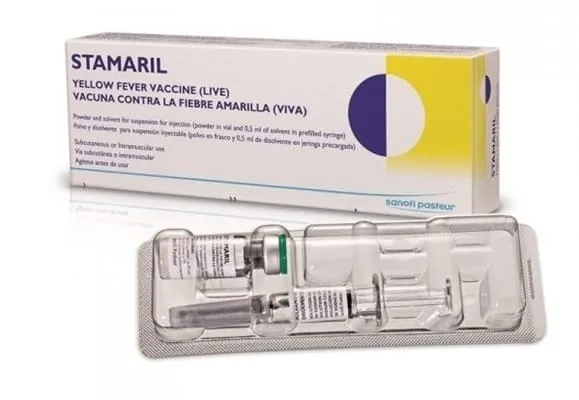 Stamaril vacuna para la prevención de la fiebre amarilla (viva atenuada) polvo y disolvente para suspensión para inyección