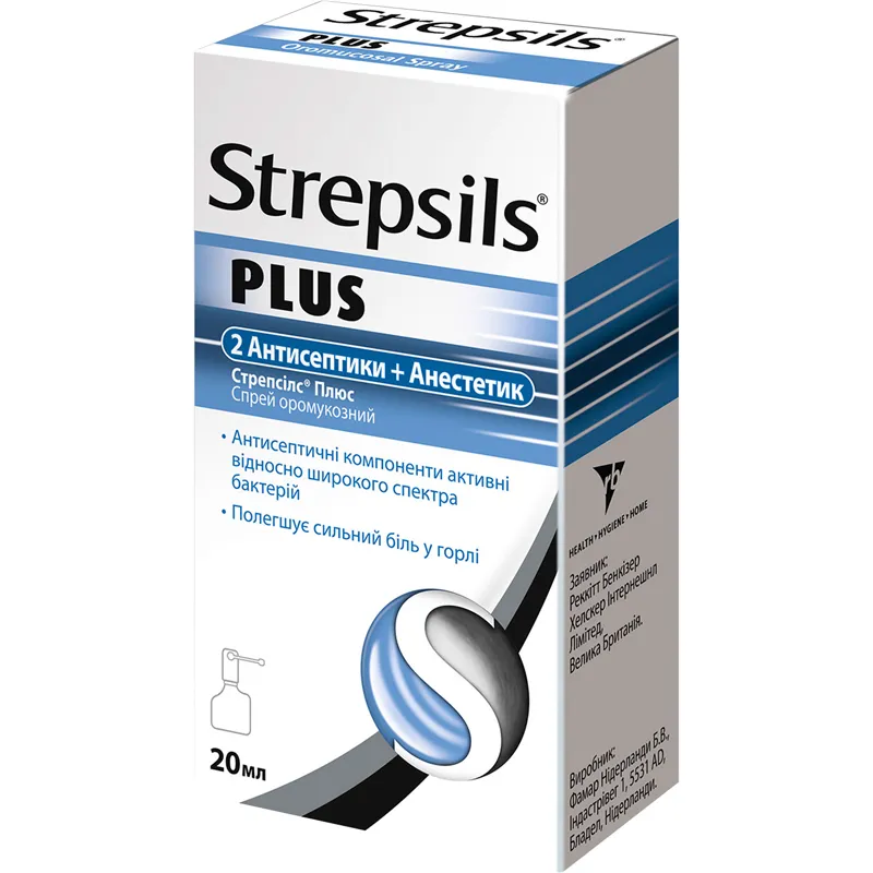 Strepsils® Plus spray, oromucosale