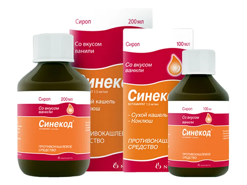 Синекод капли, оральные