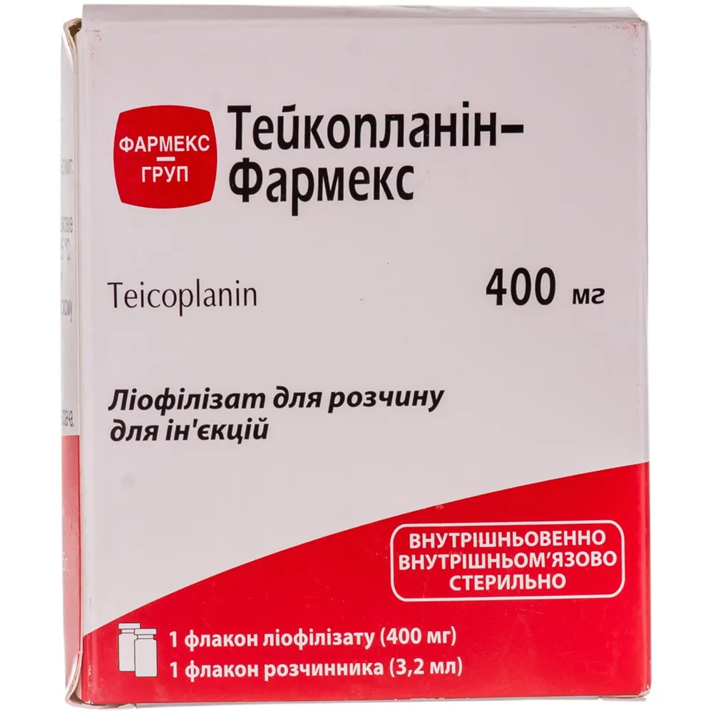 Teicoplanina-Farmex polvere per soluzione per iniezione