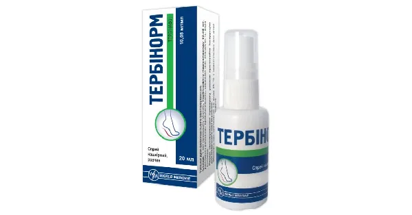Terbinorm spray, topical solution