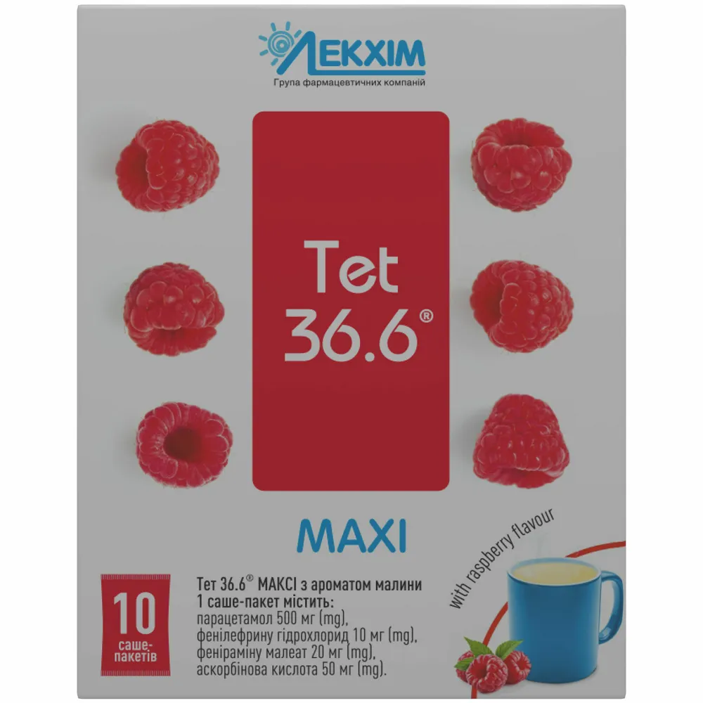 TET 36.6® Maxi con aroma di lampone polvere per soluzione orale