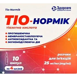 Tio-normik solution for injection