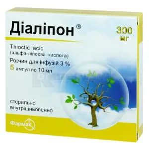 Thioctic acid solution for infusion