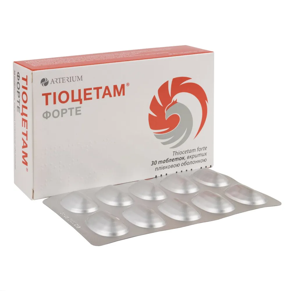 Тиоцетам® таблетки, покрытые оболочкой