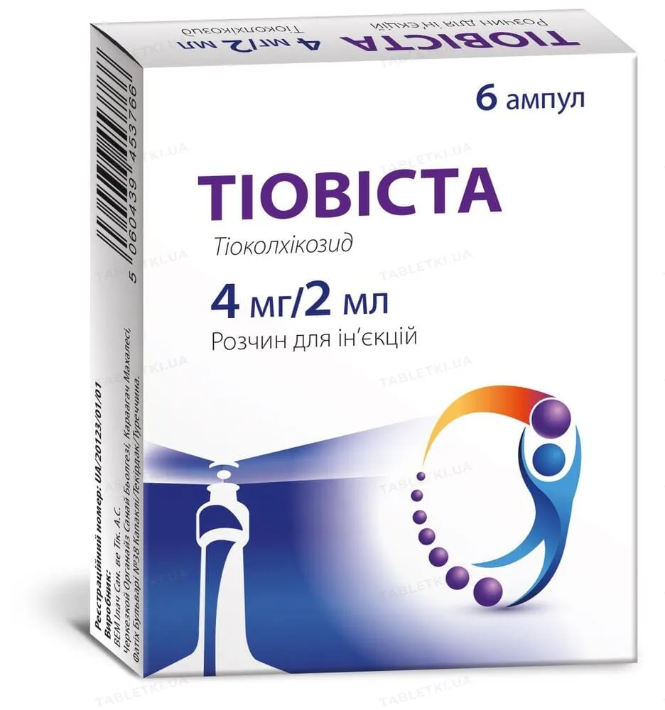 Thiovista solution for injection