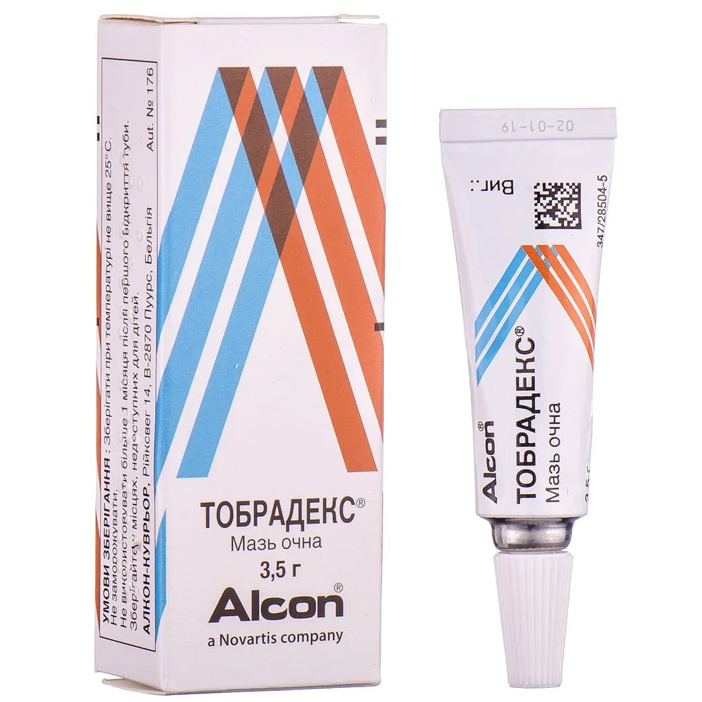 Tobrallex ointment, ophthalmic