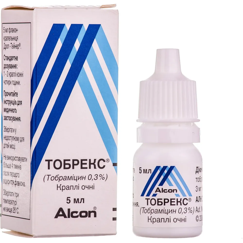 Tobrex drops, ophthalmic