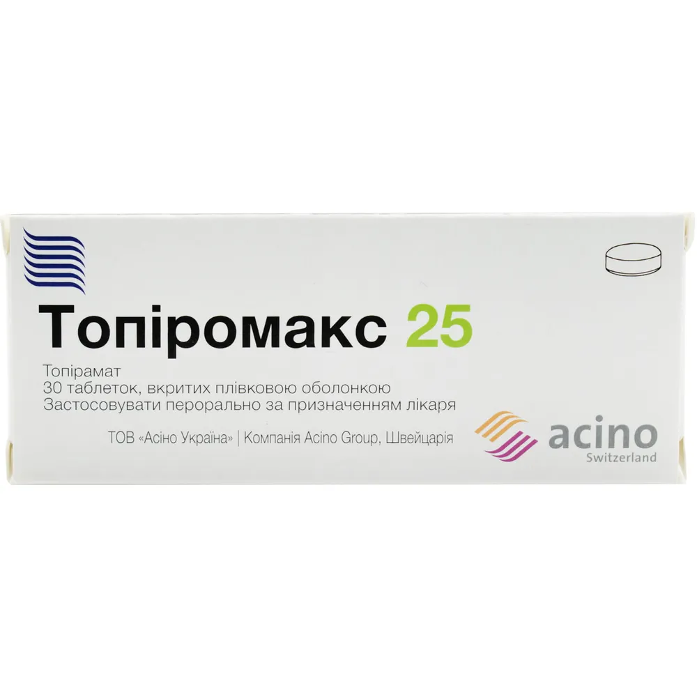Topamax 25 comprimidos, recubiertos con película