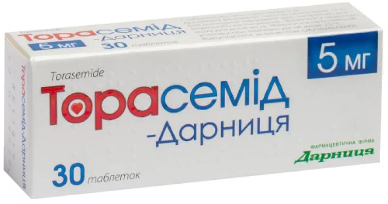Torasemida-Darnytsia comprimidos