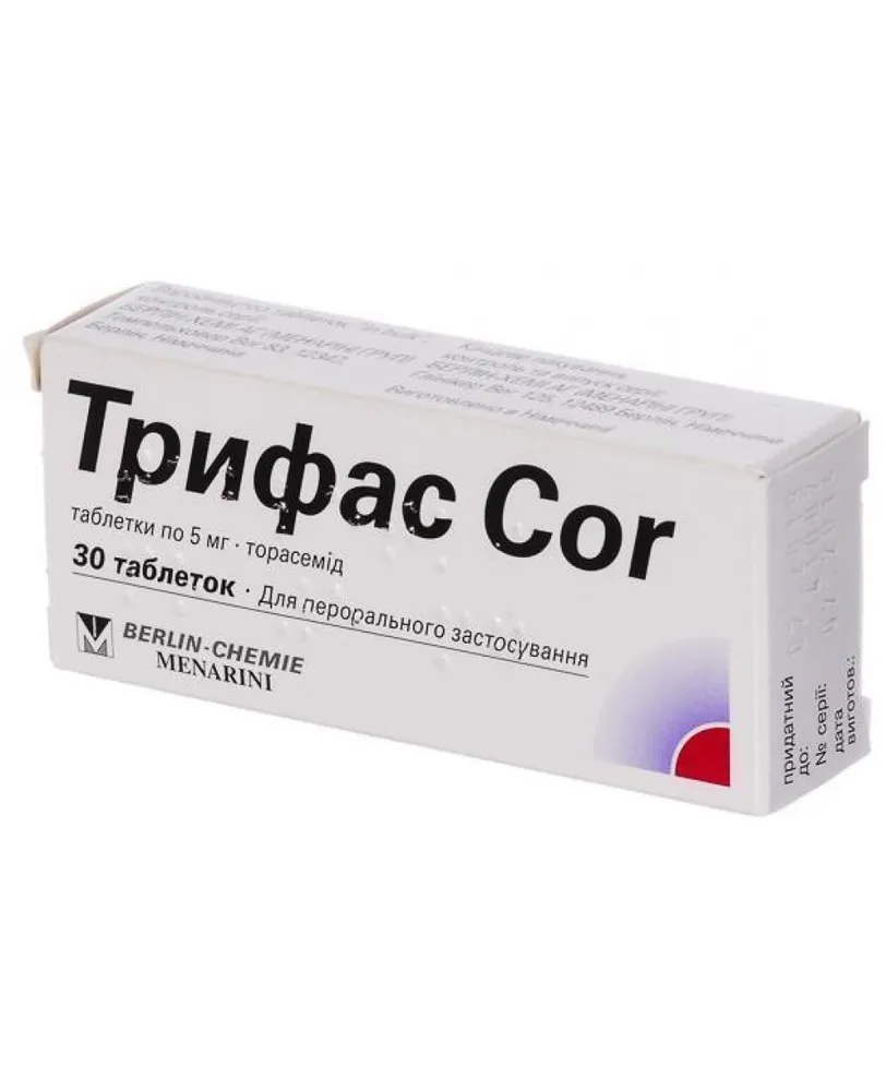 Trifas® cor tablets