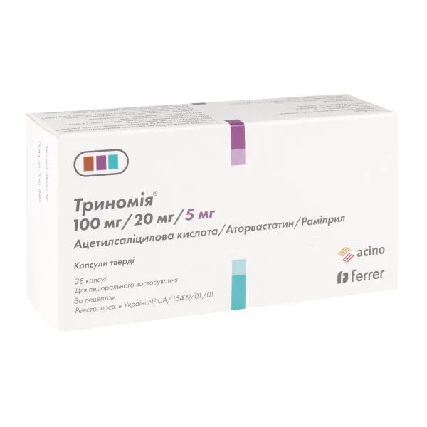 Trinomia® capsules, hard