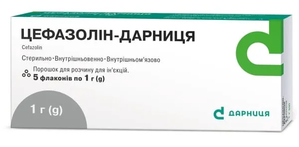 Cefazolin-darnitsa powder for injection solution