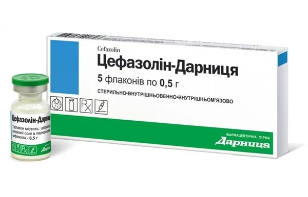 Cefazolin powder for injection solution