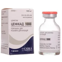 Цефикад 1000 порошок для инъекций