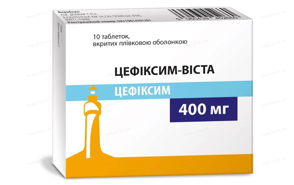 Cefixime-vista tablets, film-coated