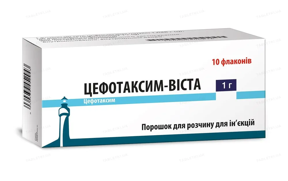 Cefotaxime-vista powder for injection solution