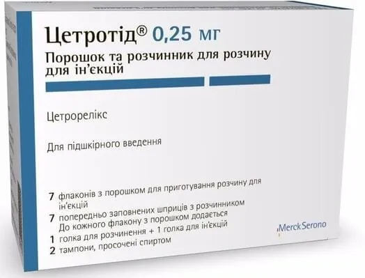 Cetrotide® 0,25 mg polvere e solvente per soluzione iniettabile