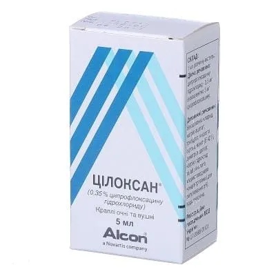 Ciloxan drops, ophthalmic/otic