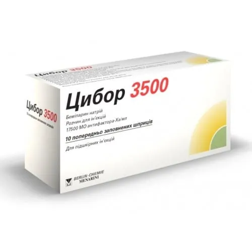 Цибор 3500 раствор для инъекций