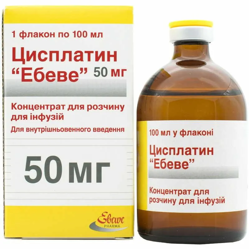 Цисплатин "ebewe" концентрат, для инфузийного раствора