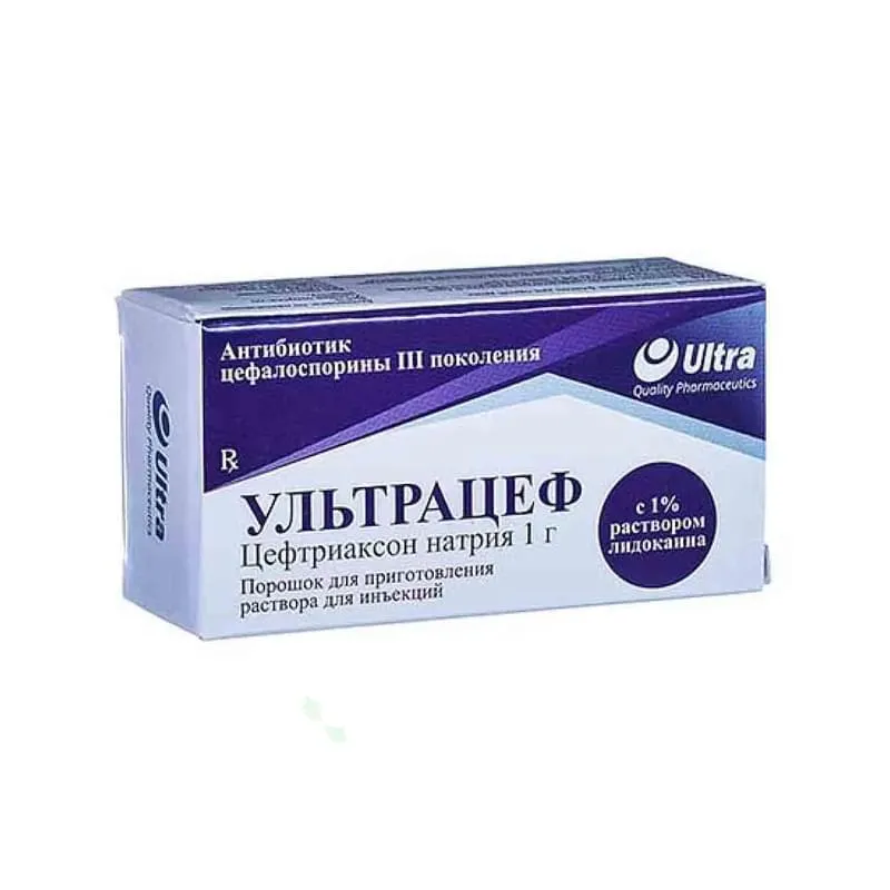 Ultracef polvo para solución para inyección